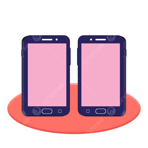 Purple Mobile Phone Mockup Mockup Smart Smartphone Png Transparent