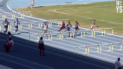 Bahamas U17 100m Hurdles Girls Finals Carifta Trials And National High School Championships