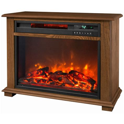Warm Living 3 Quartz Freestanding Infrared Fireplace Heater Walmart