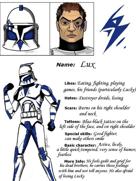 Lux Identity Card By Tipsutora On Deviantart Star Wars Infographic