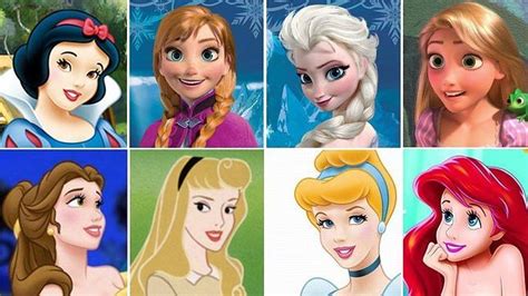 Todas Las Princesas Disney Se Parecen Y Todas Tienen Los Ojos Demasiado