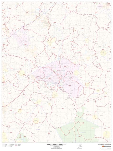 Athens Ga Zip Code Map