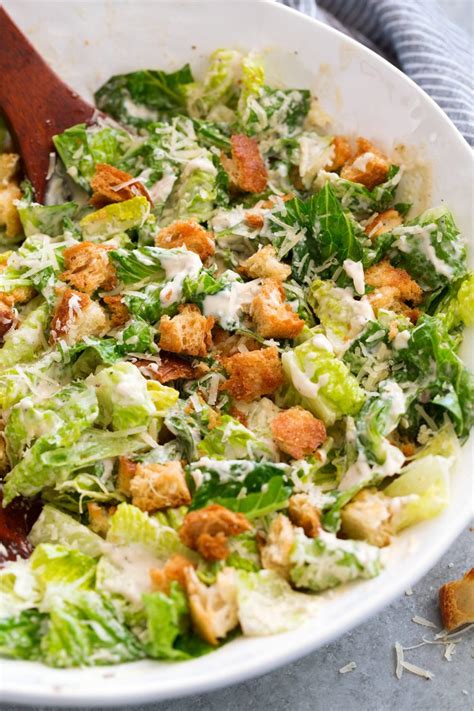 Caesar Salad With Homemade Caesar Salad Dressing Cooking Classy