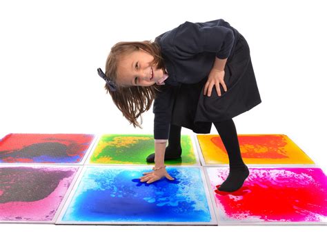 Our captivating range of interactive equipment includes interactive flooring and wall tiles. » Liquid Sensory Floor Tiles Pack of 6