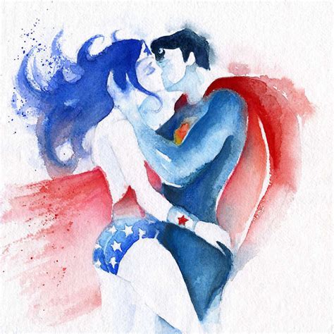 Watercolor Superheroes Made Of Big Color Splashes Demilked