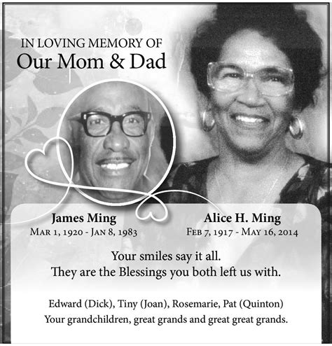 James Ming Obituary 2021 Warwick Bermuda The Royal Gazette