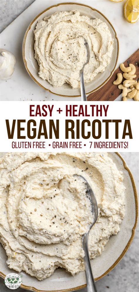 Vegan Ricotta Recipe 7 Ingredients From My Bowl