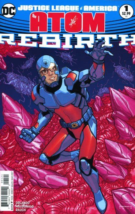 Justice League Of America Atom Rebirth 1 Dc Comics Comic Book