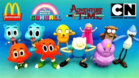 Mcdonald S The Amazing World Of Gumball Happy Meal Toys Adventure Time