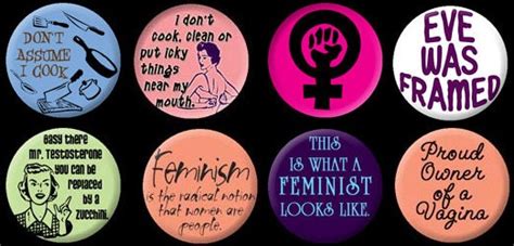 Feminist 8 Pack Of 1″ Pins Buttons Badges Cooking Cleaning Feminism
