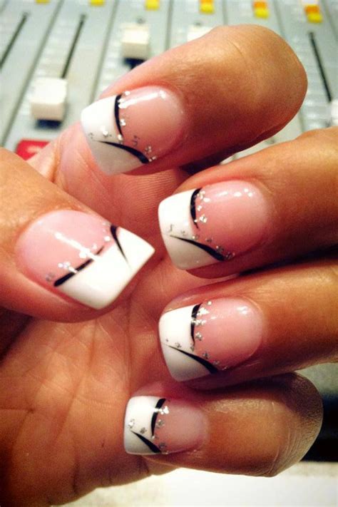 26 Awesome French Manicure Designs Hottest French Manicure Ideas