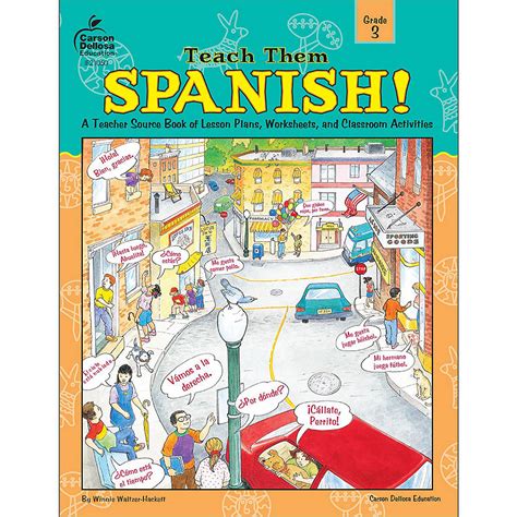 Carson Dellosa Education Teach Them Spanish Resource Book Grade 3 Oriental Trading