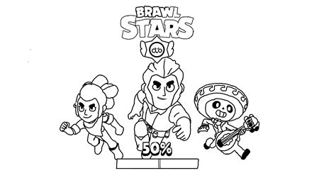 Brawl stars bibi heroine skin coloring pages. Brawl Stars Coloring Pages Sprout - Coloring and Drawing