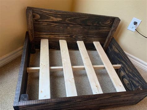 Rustic Farmhouse Dog Bed With Mattress Etsy