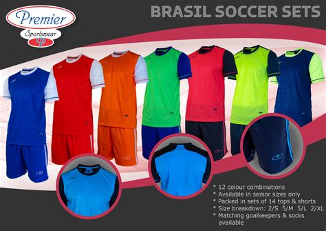 Brasil Soccer Sets Premier Sportswear