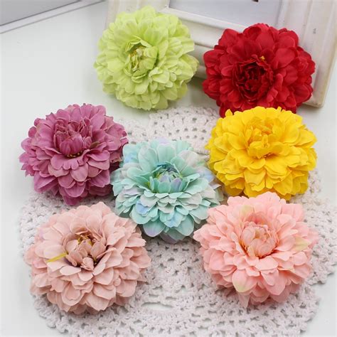 new 5pcs lot 6cm artificial silk wedding floral decoration artificial flowers marigold diy home