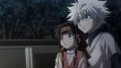 Killua Protecting His Sister Alluka Killua Alluka Zoldyck Hisoka