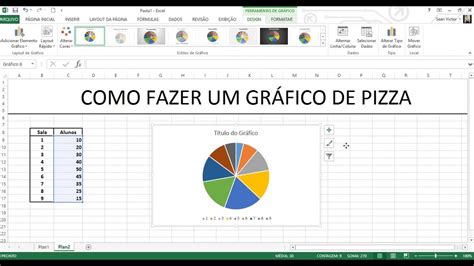 Como fazer um Gráfico de Pizza Excel YouTube