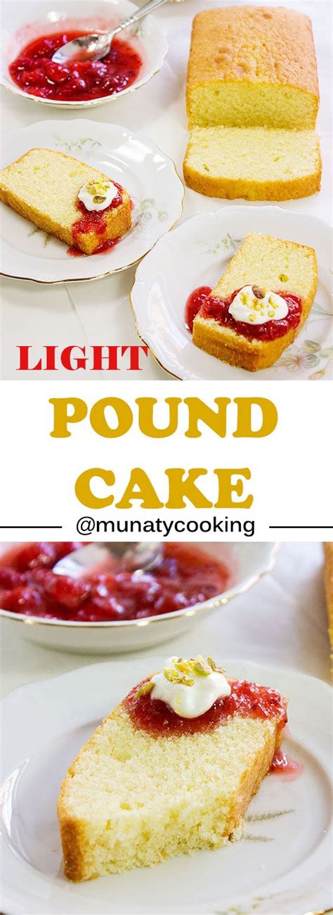 It doesn't require fancy equipment or ingredients and you will quickly and easily make this in 15. Light Pound Cake. My version of Light Pound Cake gives you ...