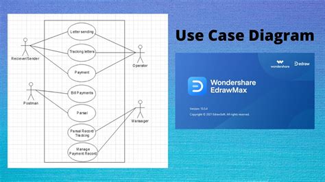 How To Draw A Use Case Diagram Using Tool Edrawmax Youtube