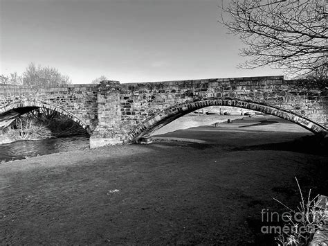 Old Stone Bridge River Esk Musselburgh In Monochrome Pr001 Photograph