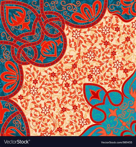 Floral Arabesque Background Royalty Free Vector Image