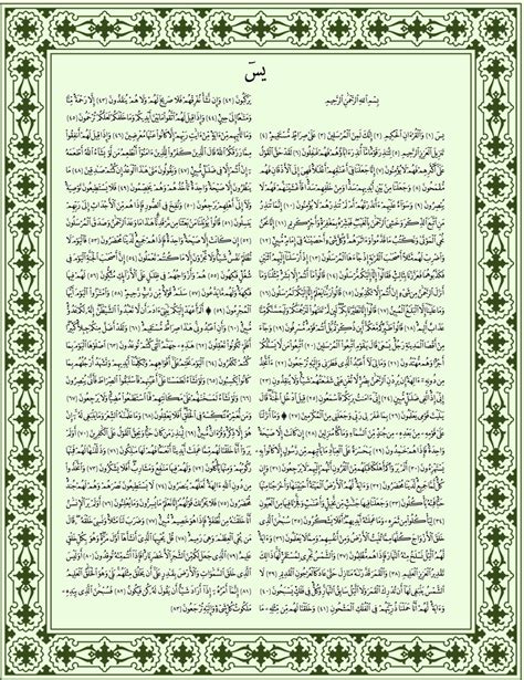 Semuga perjumpaan kita mendapat ridho dari alloh swt. The Virtues and Benefits of Surah Yasin (36) | Best Surahs ...
