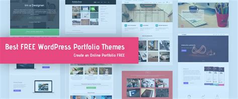 25 Best Free Portfolio Wordpress Themes And Templates 2020