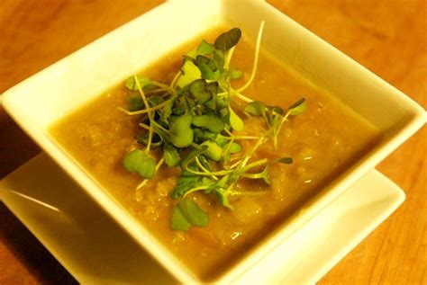Luscious Lentil Soup With Young Ginger Shoots Bodacious Grub