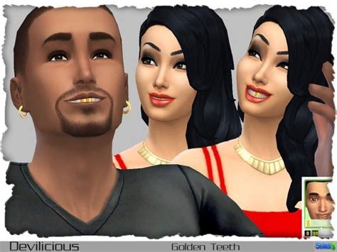 Sims 4 Diamond Grillz Cc