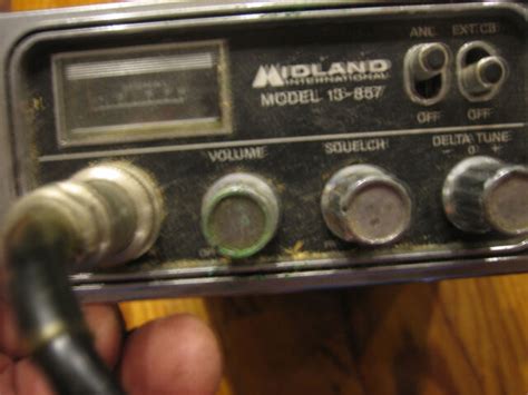 Vintage 1970s Midland Cb Radio 13 857 With Cobra Microphone For Sale