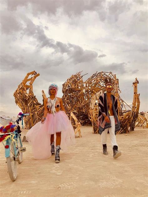Burning Man Fashion Wildest Outfits From Desert Festival Photos