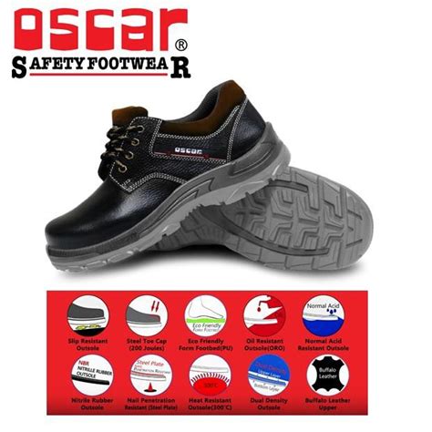 Photo from oscar penang distributor champfil sdn. Oscar Safety Shoe (Super Tec)201-93A | Shopee Malaysia