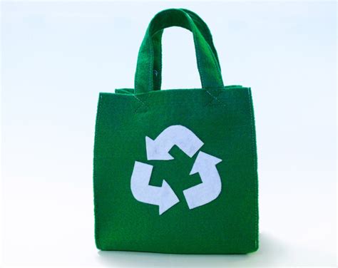 Felt Green Reusable Recycle Bag By Thefeltersmarket On Etsy