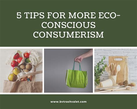 5 Tips For More Eco-Conscious Consumerism - BV Trash Valet & Recycling