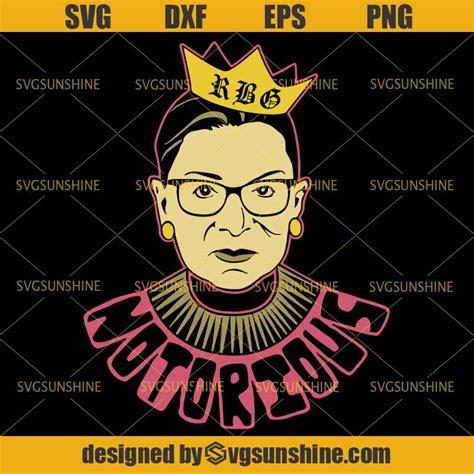 This was a request from my aunt. Notorious RBG Svg, Ruth Bader Ginsburg Svg, Notorious Svg ...
