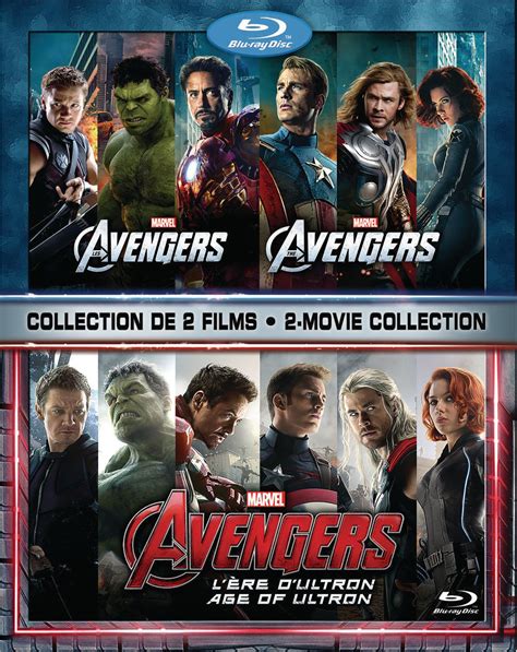 Marvels The Avengersavengers Age Of Ultron 2 Movie Collection Blu