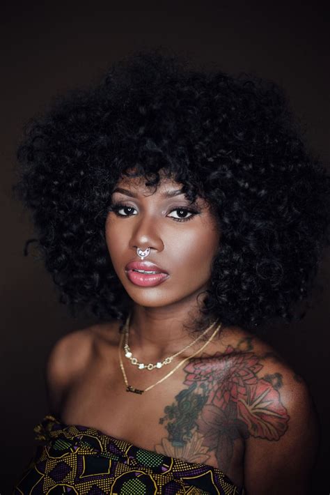 pretty black beautiful black women brown skin dark skin natural curls natural hair styles
