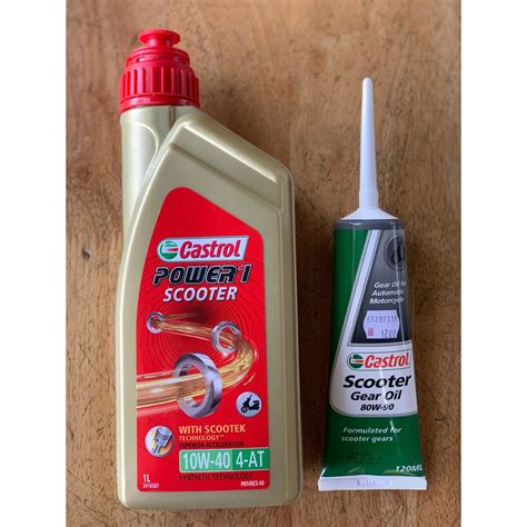 Power Scooter W Castrol Gear Oil Value Pack Shopee Malaysia