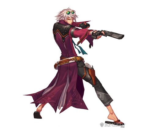 Dungeon Fighter Online Male Gunner Game Character Design Character