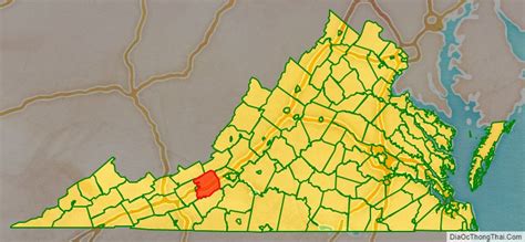 Map Of Montgomery County Virginia Địa Ốc Thông Thái