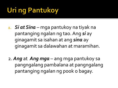 Ppt Pantukoy At Pangatnig Powerpoint Presentation Free Download Id