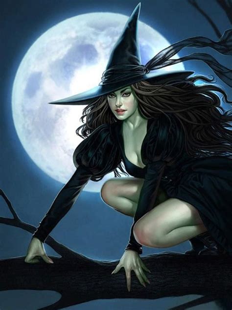 Pin By Persephone Black On Kunst Art Fantasy Witch Witch Art