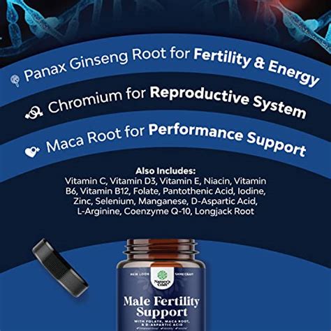 Prenatal Multivitamin Male Fertility Supplement 180ct Mens Fertility