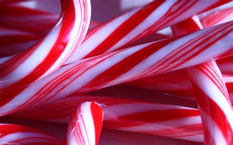 Christmas candy cane with a bow on white chevron textured fabric background. Candy Cane background ·① Download free cool HD wallpapers ...
