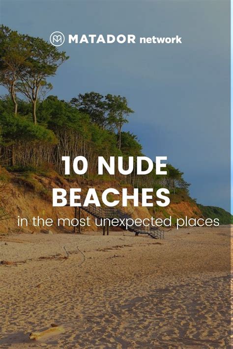 The Beach With Text Overlaying It That Reads Nude Beaches In The