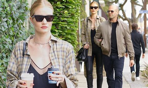 If i wanted a sugar daddy yes i could go out and get one because i am what? Rosie Huntington-Whiteley and Jason Statham go shopping | Daily Mail Online