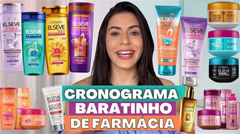 MONTEI UM CRONOGRAMA CAPILAR COMPLETO PRODUTOS ELSEVE L OREAL