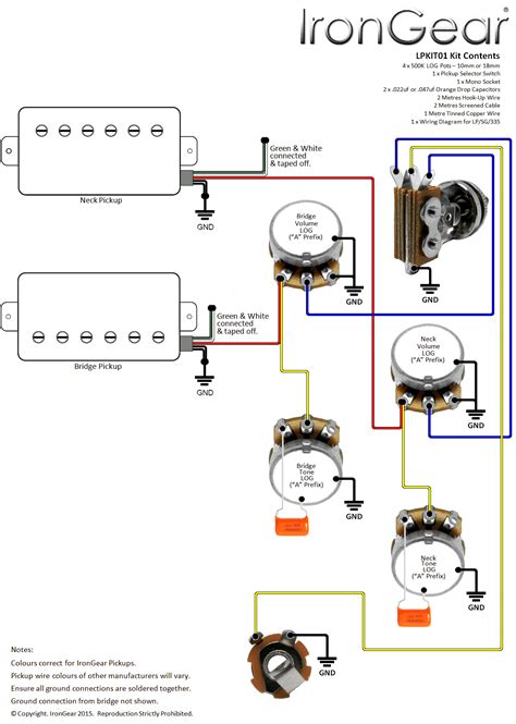 Wiring diagram (2 conductor lead) mini humbucker wiring diagram with master tone and blender. Epiphone Les Paul 100 Wiring Diagram