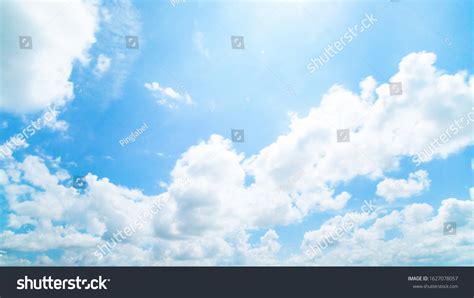 Clear Blue Sky Backgroundclouds Background Stock Photo 1627078057